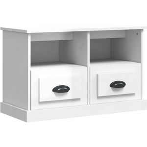 vidaXL White High Gloss TV Cabinet - TV Stand & Media Unit vidaXL White High Gloss TV Cabinet - TV Stand & Media Unit