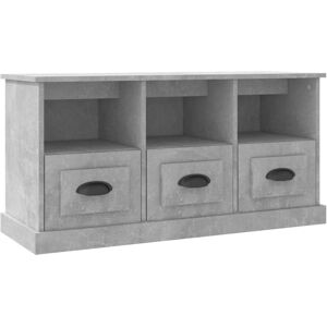 vidaXL 816292 Concrete Grey TV Cabinet - TV Stand & Media Unit vidaXL 816292 Concrete Grey TV Cabinet - TV Stand & Media Unit