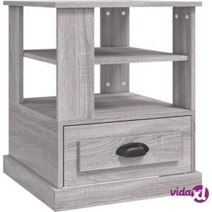 vidaXL Grey Sonoma End Table 50x50x60 cm Engineered Wood vidaXL Grey Sonoma End Table 50x50x60 cm Engineered Wood