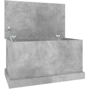 vidaXL Concrete Grey Storage Box 70x40x38 cm - Storage Box vidaXL Concrete Grey Storage Box 70x40x38 cm - Storage Box
