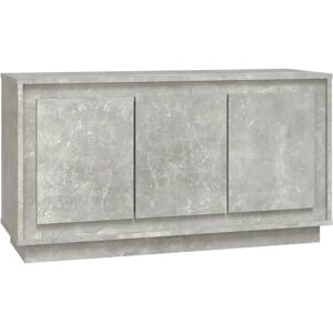 vidaXL Buffet Gris Béton - Rangement Salon - Publicité vidaXL Buffet Gris Béton - Rangement Salon - Publicité