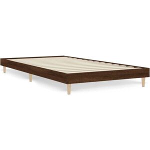 Cadre de lit vidaXL Chêne marron 100x200 cm - Cadre de lit Cadre de lit vidaXL Chêne marron 100x200 cm - Cadre de lit