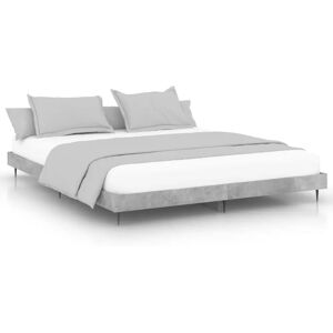 vidaXL 832257 Bettgestell Grauschwarz - Bettgestell vidaXL 832257 Bettgestell Grauschwarz - Bettgestell