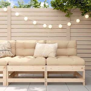 vidaXL Middle Sofas Outdoor Sectional Sofa with Cushions - Garden Furniture vidaXL Middle Sofas Outdoor Sectional Sofa with Cushions - Garden Furniture