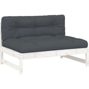 vidaXL White Pine Middle Sofa - Sectional Sofa vidaXL White Pine Middle Sofa - Sectional Sofa