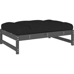 vidaXL Gartenbank Grau Kiefer - Gartenbank vidaXL Gartenbank Grau Kiefer - Gartenbank