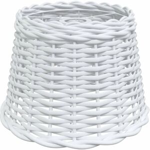 vidaXL Witte Rieten Plafondlampkap 30x20cm vidaXL Witte Rieten Plafondlampkap 30x20cm