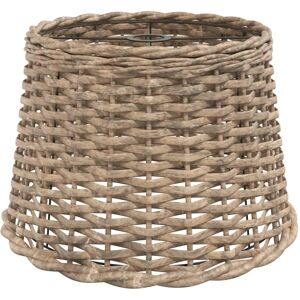 vidaXL Brown Wicker Ceiling Lamp Shade - Ceiling Light - 40x26cm vidaXL Brown Wicker Ceiling Lamp Shade - Ceiling Light - 40x26cm
