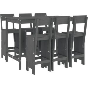 vidaXL Gartenmöbelset 7-teilig - Bar Tisch und Hocker vidaXL Gartenmöbelset 7-teilig - Bar Tisch und Hocker