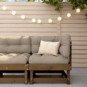 vidaXL Honey Brown Pine Corner Sofa - Outdoor Garden Furniture vidaXL Honey Brown Pine Corner Sofa - Outdoor Garden Furniture