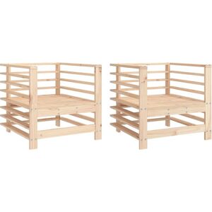 VidaXL Gartensessel 825625 - Holz, Massiv Kiefer VidaXL Gartensessel 825625 - Holz, Massiv Kiefer