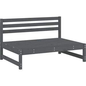 vidaXL Garden Middle Sofa Grey - Garden Sofa vidaXL Garden Middle Sofa Grey - Garden Sofa