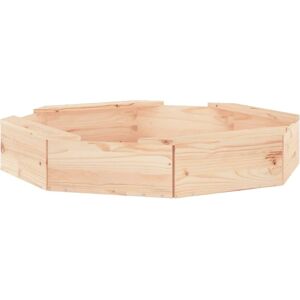 vidaXL Natural Pine Octagon Kids Sandbox - Outdoor Play vidaXL Natural Pine Octagon Kids Sandbox - Outdoor Play