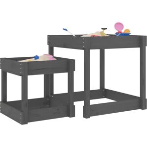 vidaXL Sandpit Pine Wood 2 pcs - Sand Play Tables vidaXL Sandpit Pine Wood 2 pcs - Sand Play Tables
