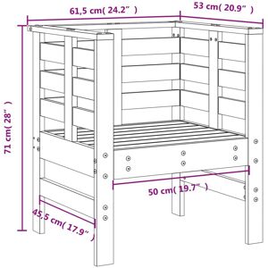 VidaXL 825143 Outdoor Furniture Set - White - Garden Lounge VidaXL 825143 Outdoor Furniture Set - White - Garden Lounge