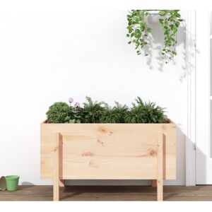 vidaXL Garden Raised Bed Wooden Planter Pot - Garden Bed 101x50x57cm vidaXL Garden Raised Bed Wooden Planter Pot - Garden Bed 101x50x57cm