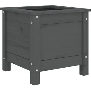 vidaXL Grey Pine Garden Raised Bed - Garden Raised Bed vidaXL Grey Pine Garden Raised Bed - Garden Raised Bed