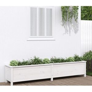 vidaXL Valkoinen Männykkä Puutarha Korotettu Sänky - Korotettu Sänky Puusta vidaXL Valkoinen Männykkä Puutarha Korotettu Sänky - Korotettu Sänky Puusta