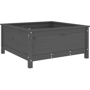 vidaXL Grey Pine Garden Raised Bed - Garden Planter vidaXL Grey Pine Garden Raised Bed - Garden Planter