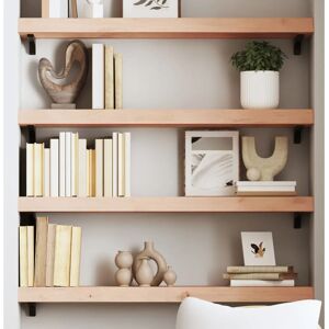 vidaXL Wall Shelf Solid Oak Wood 80x20x6cm - Wall Shelf vidaXL Wall Shelf Solid Oak Wood 80x20x6cm - Wall Shelf