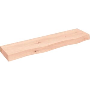 vidaXL Wall Shelf Solid Oak Wood 80x20x6cm - Wall Shelf vidaXL Wall Shelf Solid Oak Wood 80x20x6cm - Wall Shelf