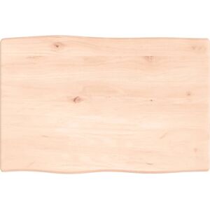 vidaXL Table 100x40x2cm Chêne Massif Bord Vivant - Publicité vidaXL Table 100x40x2cm Chêne Massif Bord Vivant - Publicité
