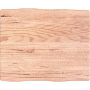 vidaXL Plateau en chêne massif marron clair - 60x50 cm - Type de table - Publicité vidaXL Plateau en chêne massif marron clair - 60x50 cm - Type de table - Publicité