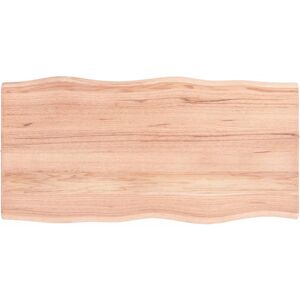 vidaXL 80x40x2 cm Massiv Eichenplatte - Hellbraun vidaXL 80x40x2 cm Massiv Eichenplatte - Hellbraun