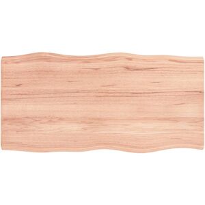 vidaXL Model 613595 Light Brown Solid Oak Wood Table Top vidaXL Model 613595 Light Brown Solid Oak Wood Table Top