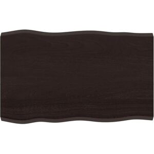 vidaXL Dark Grey Oak Table Top 80x50x4 cm - Table Top vidaXL Dark Grey Oak Table Top 80x50x4 cm - Table Top
