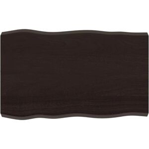 vidaXL Dark Grey Oak Tabletop - Tabletop, 80x50cm - Tabletop vidaXL Dark Grey Oak Tabletop - Tabletop, 80x50cm - Tabletop