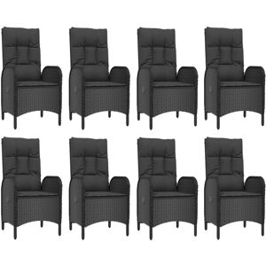 Juego de comedor de jardín MaisonChic 9 piezas con cojines Juego de comedor de jardín MaisonChic 9 piezas con cojines