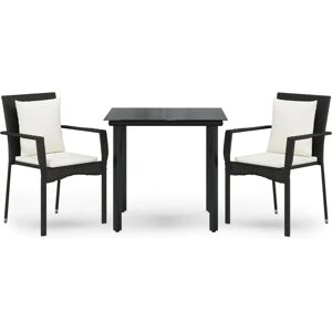 Maisonchic Set da Pranzo da Giardino 3 pz con Cuscini - Set da Giardino Maisonchic Set da Pranzo da Giardino 3 pz con Cuscini - Set da Giardino