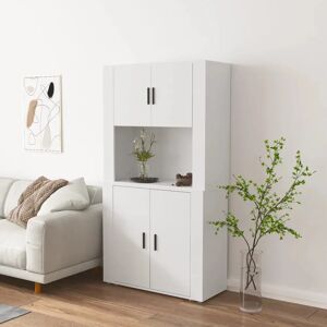 vidaXL White Sideboard - Large Storage Cabinet vidaXL White Sideboard - Large Storage Cabinet