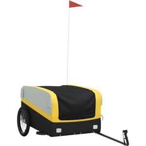 vidaXL Bike Cargo Trailer - 137 x 69 x 59 cm - Yellow vidaXL Bike Cargo Trailer - 137 x 69 x 59 cm - Yellow