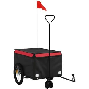 vidaXL Bike Cargo Trailer - Heavy-duty Iron - 30 kg Capacity vidaXL Bike Cargo Trailer - Heavy-duty Iron - 30 kg Capacity