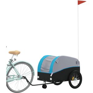 cyklistický přívěs vidaXL s ocelovým rámem - Odolný nákladní přívěs cyklistický přívěs vidaXL s ocelovým rámem - Odolný nákladní přívěs