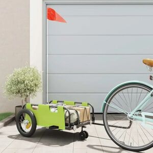 vidaXL Přívěs na kolo - Zelený, 123x52.5x33cm - Cargo Bike Trailer vidaXL Přívěs na kolo - Zelený, 123x52.5x33cm - Cargo Bike Trailer