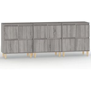 vidaXL 3185773 Graues Sonoma Sideboard - Sideboard vidaXL 3185773 Graues Sonoma Sideboard - Sideboard