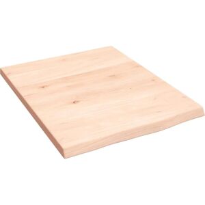 vidaXL Brown 40x50x2cm Bathroom Vanity Top Unfinished Solid Wood vidaXL Brown 40x50x2cm Bathroom Vanity Top Unfinished Solid Wood