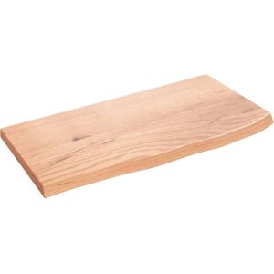 vidaXL Light Brown Bathroom Countertop - Bathroom Type vidaXL Light Brown Bathroom Countertop - Bathroom Type