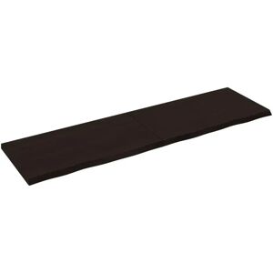vidaXL Dark Grey Bathroom Countertop 180x50cm - Solid Oak vidaXL Dark Grey Bathroom Countertop 180x50cm - Solid Oak