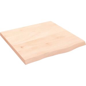vidaXL 3156293 Solid Oak Table Top - 80x50cm - Untreated Dining & Desk Surface vidaXL 3156293 Solid Oak Table Top - 80x50cm - Untreated Dining & Desk Surface