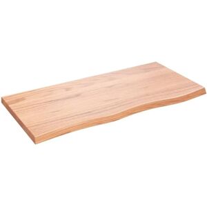 vidaXL 3156366 Wooden Table Top - 100x50cm Light Brown vidaXL 3156366 Wooden Table Top - 100x50cm Light Brown