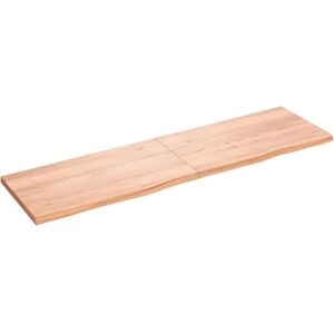vidaXL Holzplatten 180x50cm - Massiv Eiche, Hellbraun - Tischplatte vidaXL Holzplatten 180x50cm - Massiv Eiche, Hellbraun - Tischplatte