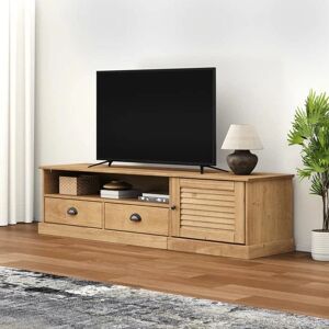 vidaXL VIGO Solid Wood Pine TV Cabinet - Storage & Rustic Charm vidaXL VIGO Solid Wood Pine TV Cabinet - Storage & Rustic Charm