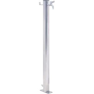 vidaXL Water Fountain - Stainless Steel Garden Water Column 100 cm vidaXL Water Fountain - Stainless Steel Garden Water Column 100 cm