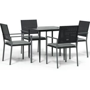 MAISONCHIC Juego de Comedor para Jardín con Cojines - Muebles de Exterior MAISONCHIC Juego de Comedor para Jardín con Cojines - Muebles de Exterior