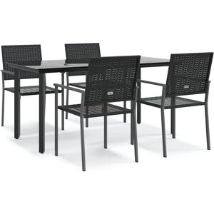 Maison Chic - Gartentisch- und Stuhlset - Wetterfestes Polyrattan Maison Chic - Gartentisch- und Stuhlset - Wetterfestes Polyrattan
