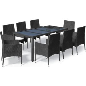 Conjunto de Comedor de Jardín Maisonchic - 8 Asientos con Cojines Conjunto de Comedor de Jardín Maisonchic - 8 Asientos con Cojines